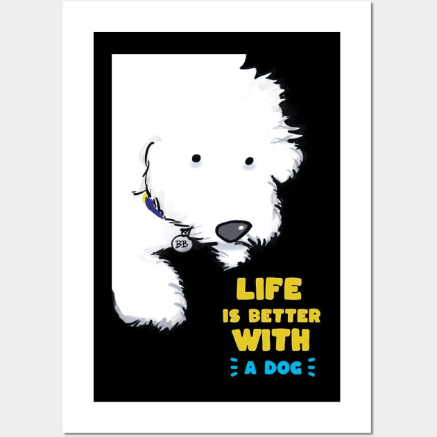 Life is Better with a Dog Wall Art by Cheeky BB